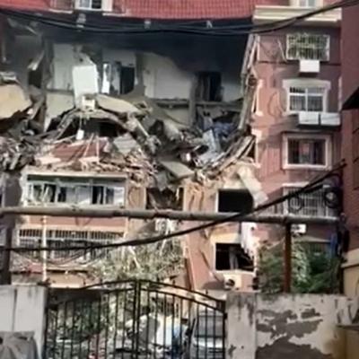 7月19日清晨，天津市北辰區歡顏里小區發生燃氣爆燃。